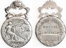 Médaille Médaille en Argent République Française Ministère de l'Intérieur OCTROI -