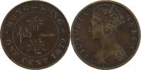 Hong Kong 1 Cent 1 Cent Victoria - Hong Kong -