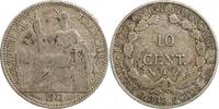 Indochine Argent 10 Centiemes 10 Centièmes - Indochine Argent -