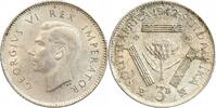 Afrique du Sud Argent 3 Pence 3 Pence Georges VI - Afrique du Sud Argent -