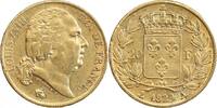 20 Francs 20 Francs Louis XVIII Buste Nu -