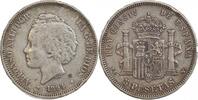 Espagne Argent 5 Pesetas 5 Pesetas Alphonse XIII 2ème Type Espagne Argent -