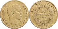 France 10 Francs 10 Francs Napoléon III Tête Nue -