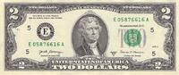 Etats - Unis 2 Dollars 2 Dollars Etats-Unis 2017 -