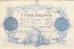 France 20 Francs 20 Francs Type 1871 - France 1871 -