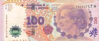 Argentine 100 Pesos 100 Pesos Argentine (N.D. 2012) -