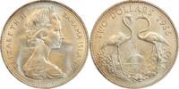 Bahamas Argent 2 Dollars 2 Dollars Elisabeth II - Bahamas Argent -