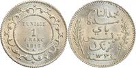 Tunisie Argent 1 Franc 1 Franc - Tunisie Argent -