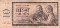 Tch&eacute;coslovaquie 10 Couronnes 1960 10 Couronnes Tch&eacute;coslovaquie 1960 s+ 6,00 EUR  zzgl. 11,50 EUR Versand