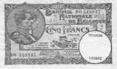 Belgique 5 Francs 5 Francs Belgique 24.04.1931 ss 15,00 EUR  zzgl. 11,50 EUR Versand