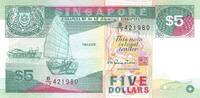 Singapour 5 Dollars 1997 5 Dollars Singapour 1997 vz 20,00 EUR  zzgl. 11,50 EUR Versand