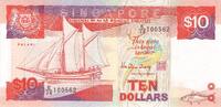 Singapour 10 Dollars 1988 10 Dollars Singapour 1988 vz+ 20,00 EUR  zzgl. 11,50 EUR Versand