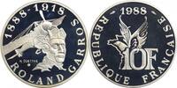  10 Francs 1988 10 Francs Roland Garros PP 49,00 EUR  zzgl. 11,50 EUR Versand