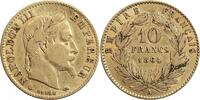  10 Francs 1864 10 Francs Napol&eacute;on III T&ecirc;te Laur&eacute;e ss 498,00 EUR  zzgl. 11,50 EUR Versand