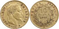  10 Francs 1865 10 Francs Napol&eacute;on III T&ecirc;te Laur&eacute;e ss 498,00 EUR  zzgl. 11,50 EUR Versand