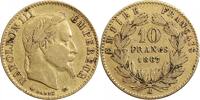  10 Francs 1867 10 Francs Napol&eacute;on III T&ecirc;te Laur&eacute;e ss 519,00 EUR kostenloser Versand
