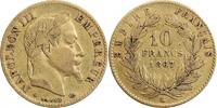  10 Francs 1867 10 Francs Napol&eacute;on III T&ecirc;te Laur&eacute;e ss 504,00 EUR kostenloser Versand