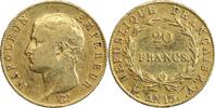  20 Francs 13 AN 20 Francs Napol&eacute;on T&ecirc;te Nue Revers R&eacute;publique ss 1039,00 EUR kostenloser Versand