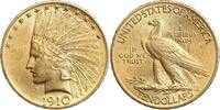 Etats - Unis 10 Dollars 1910 10 Dollars Indien - Etats-Unis vz 2310,00 EUR  zzgl. Versand