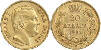 Serbie 20 Dinars 1882 20 Dinars Milan Ier - Serbie ss 1155,00 EUR kostenloser Versand