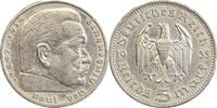 Allemagne Argent 5 Marks 5 Marks Hindenbourg - Allemagne Argent -