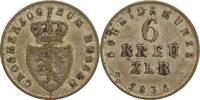 Allemagne Argent - Hesse - Darmstadt 6 Kreuzer 6 Kreuzer - Allemagne Hesse Darmstadt Argent -