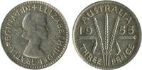 Australie Argent 3 Pence 3 Pence Elisabeth II - Australie Argent -
