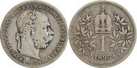 Autriche Argent 1 Couronne 1 Couronne Francois Joseph Ier Tête Laurée - Autriche Argent -