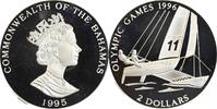 Bahamas Argent 2 Dollars 2 Dollars Catamaran J.O. 1996 - Bahamas Argent -
