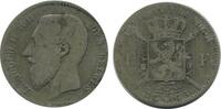 Belgique Argent 1 Franc 1 Franc Leopold II Légende Française - Belgique Argent -