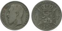 Belgique Argent 1 Franc 1 Franc Leopold II Légende Française - Belgique Argent -