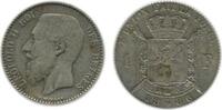 Belgique Argent 1 Franc 1 Franc Leopold II Légende Française - Belgique Argent -