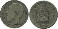 Belgique Argent 1 Franc 1 Franc Leopold II Légende Flamande - Belgique Argent -