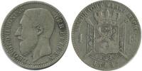 Belgique Argent 1 Franc 1 Franc Leopold II Légende Flamande - Belgique Argent -