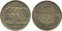 Belgique Argent 100 Francs 100 Francs Légende Française - Belgique Argent -
