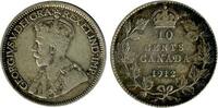 Canada Argent 10 Cents 10 Cents Georges V Canada Argent -