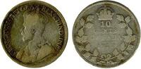Canada Argent 10 Cents 10 Cents Georges V Canada Argent -