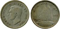 Canada Argent 10 Cents 10 Cents Georges VI canada argent -