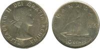 Canada Argent 10 Cents 10 Cents Elisabeth II Canada Argent -