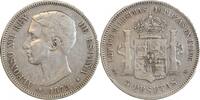 Espagne Argent 5 Pesetas 5 Pesetas Alphonse XII Espagne Argent -