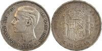 Espagne Argent 5 Pesetas 5 Pesetas Alphonse XII Espagne Argent -