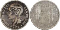 Espagne Argent 5 Pesetas 5 Pesetas Alphonse XII Espagne Argent -