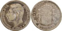 Espagne Argent 5 Pesetas 5 Pesetas Alphonse XII Espagne Argent -