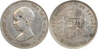Espagne Argent 5 Pesetas 5 Pesetas Alphonse XIII 1er type Espagne Argent -