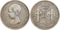 Espagne Argent 5 Pesetas 5 Pesetas Alphonse XIII 1er type Espagne Argent -