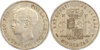 Espagne Argent 5 Pesetas 5 Pesetas Alphonse XIII 3ème type Espagne Argent -