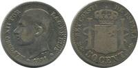 Espagne Argent 50 Centimos 50 Centimos Alphonse XII Espagne Argent -