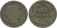 Etats - Unis Argent 1 Dime 1 Dime Barber Etats - Unis Argent -