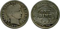 Etats - Unis Argent 1 Dime 1 Dime Barber Etats - Unis Argent -