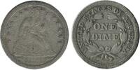 Etats - Unis Argent 1 Dime 1 Dime Liberte Assise Etats - Unis Argent -